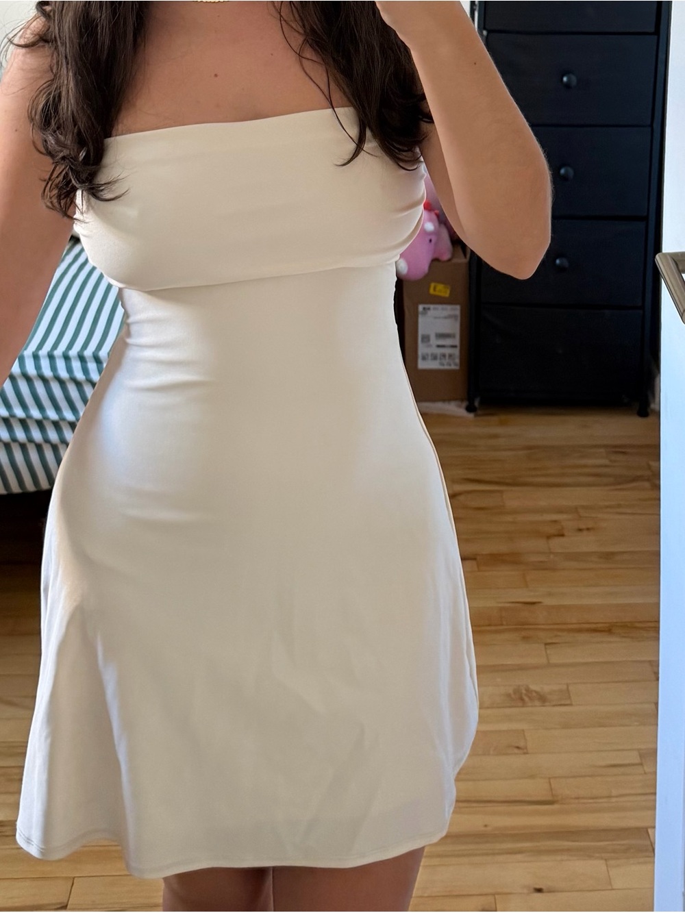 Windsor Strapless White Dress